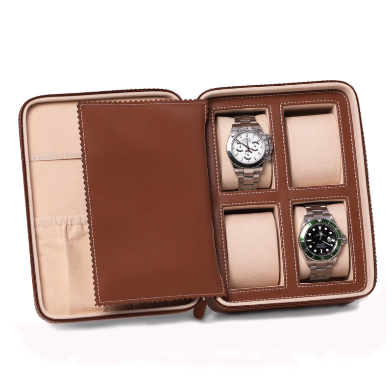 Drake Leather Travel Watch Case