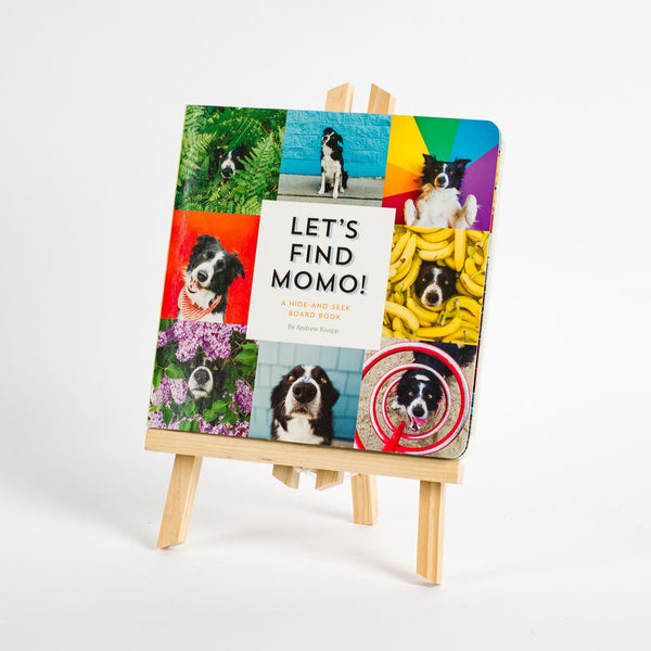 Let's Find Momo!: A Hide-And-Seek Board Book, Andrew Knapp