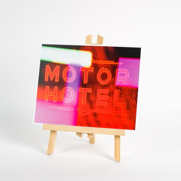 Small Motor Hotel Pink Print