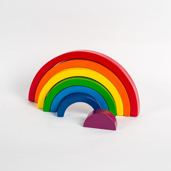 Fair Trade Handmade Wood Rainbow