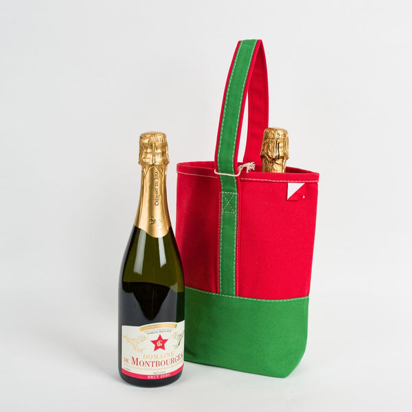 Holiday Wine Tote