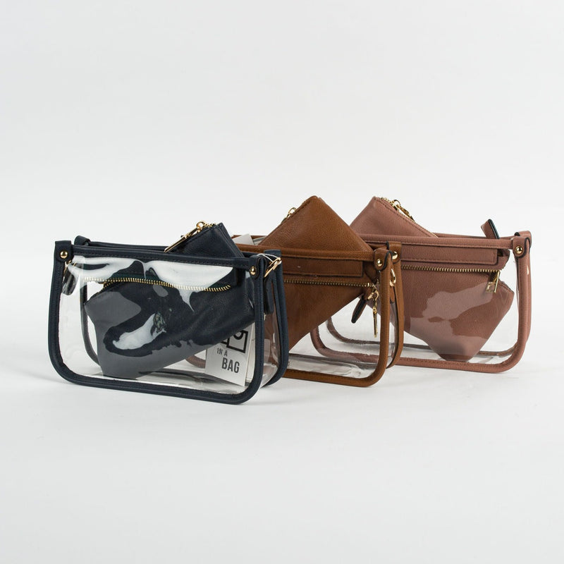 Clear Crossbody Bag with Chain