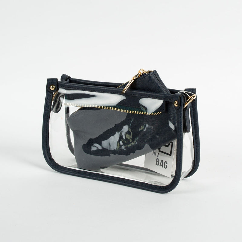 Clear Crossbody Bag with Chain