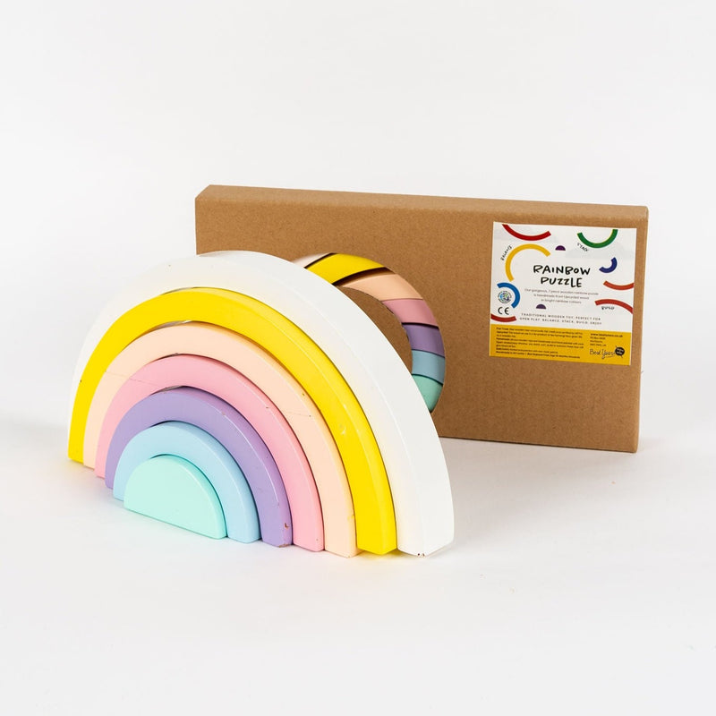 Fair Trade Handmade Wood Rainbow