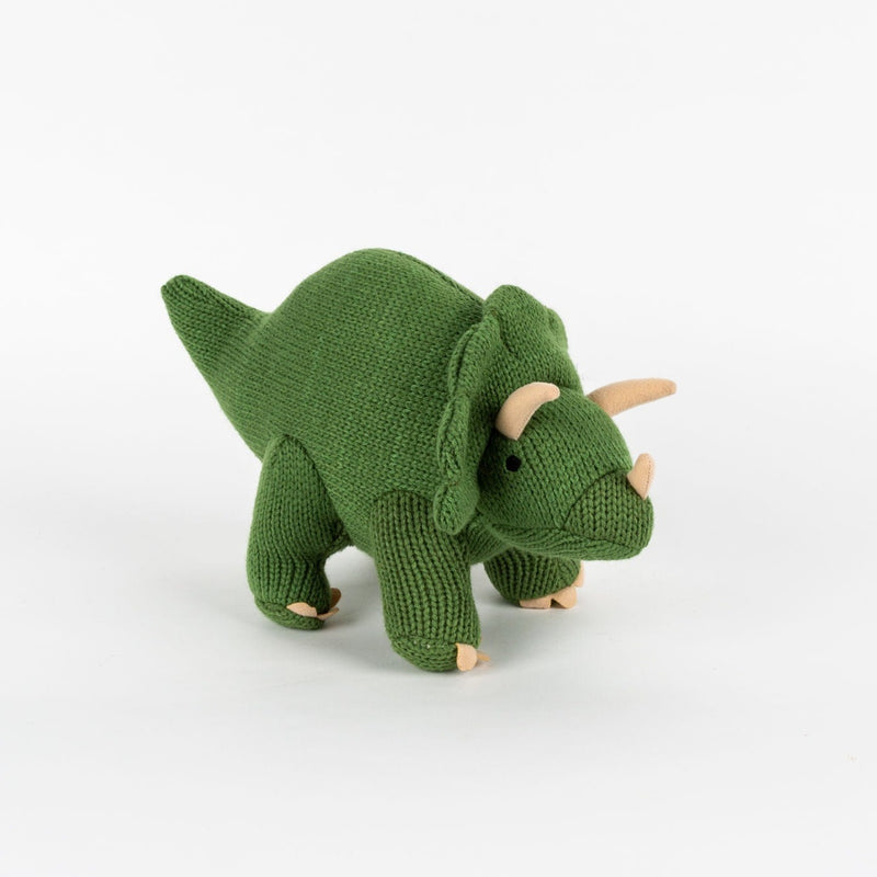 Knitted Plush Triceratops