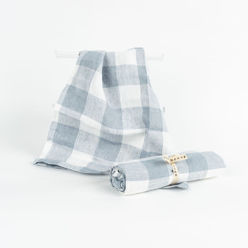Gingham Blue Tea Towel