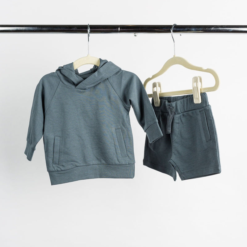 Ashland French Terry Hooded Pullover - Harbor Blue