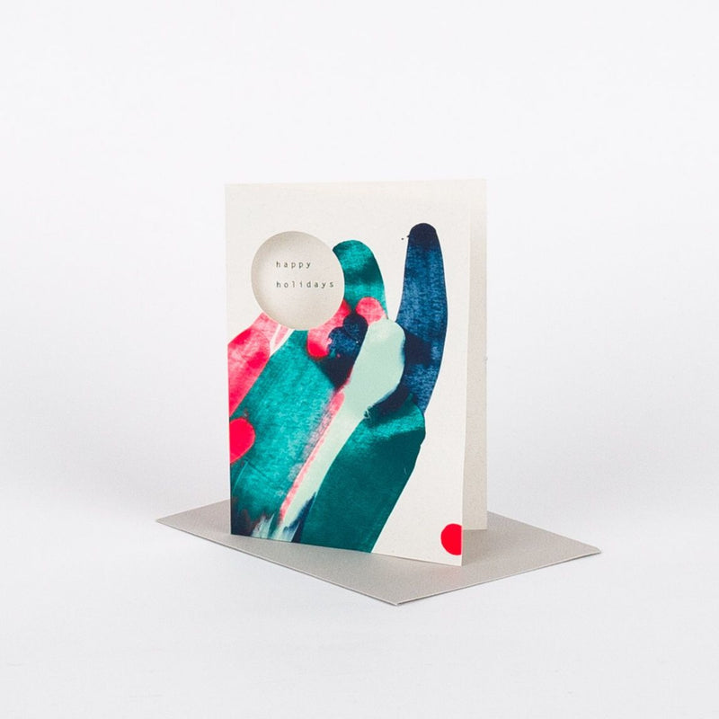 Holiday Swirl Folded Card