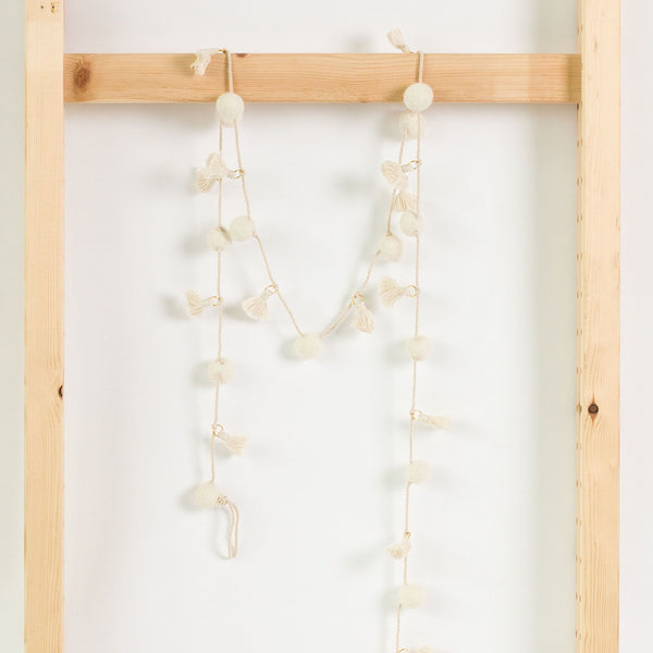 Tasseled Pom Pom Garland