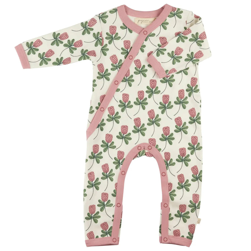 Dotty Flower Kimono Romper