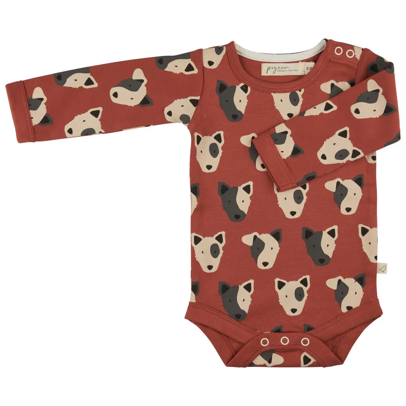 Orange Dog Body Suit