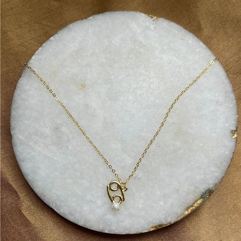 Zodiac Pearl Necklace