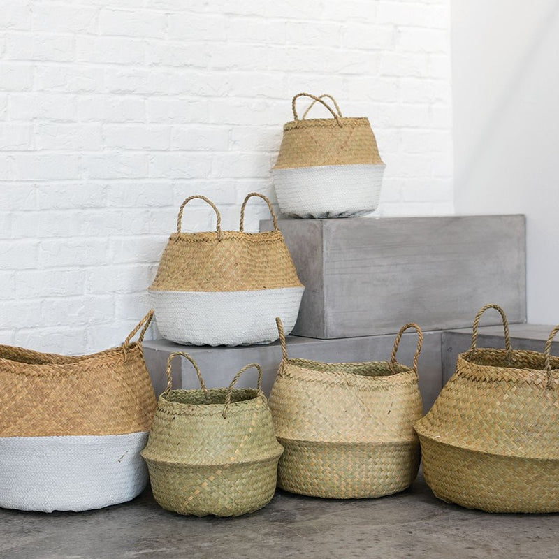 Woven Straw Multipurpose Baskets